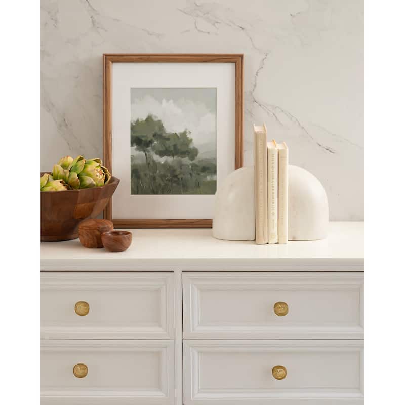 Kate and Laurel Brookhart Marble Bookends 2pc Set - 2 piece