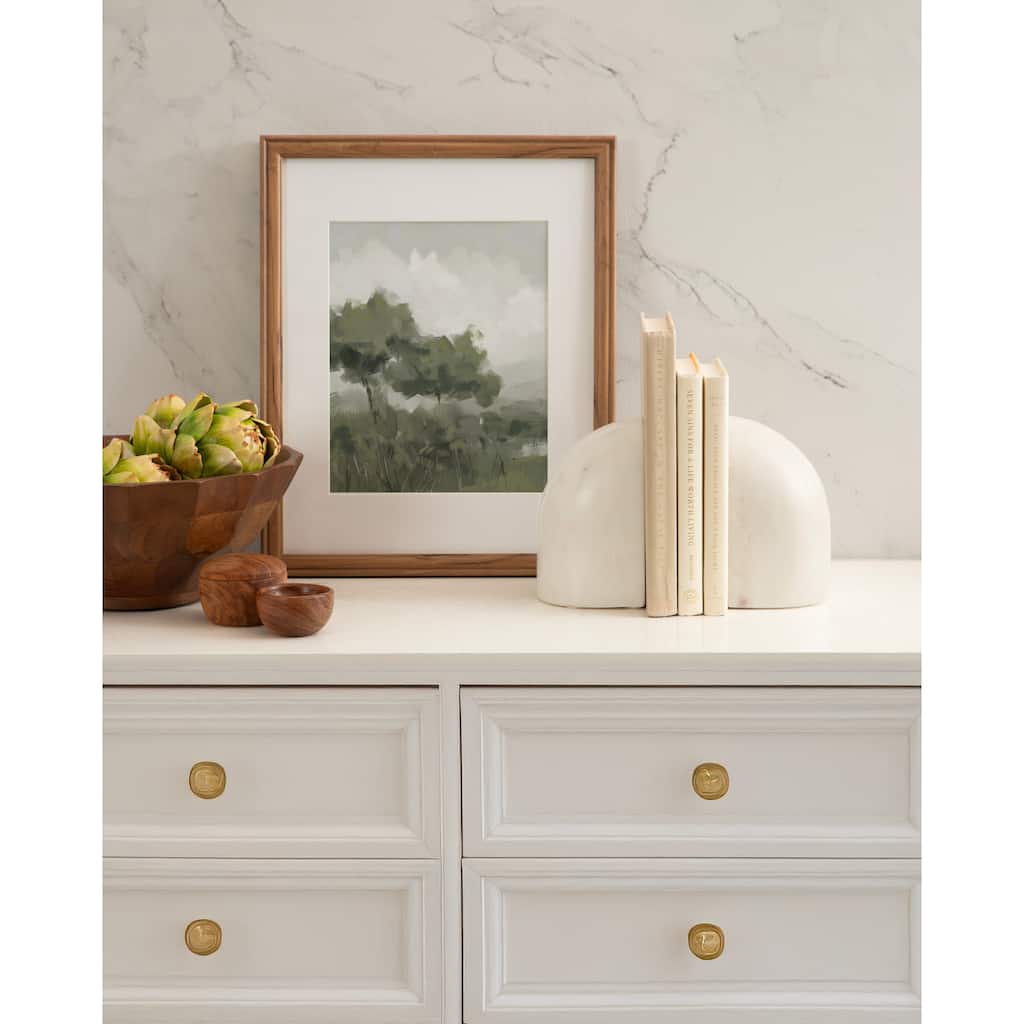 Kate and Laurel Brookhart Marble Bookends 2pc Set - 2 piece