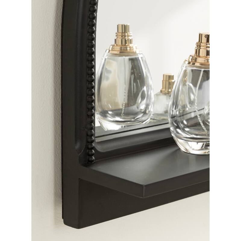 Kate and Laurel Dellona Arch Mirror with Shelf - 24x20