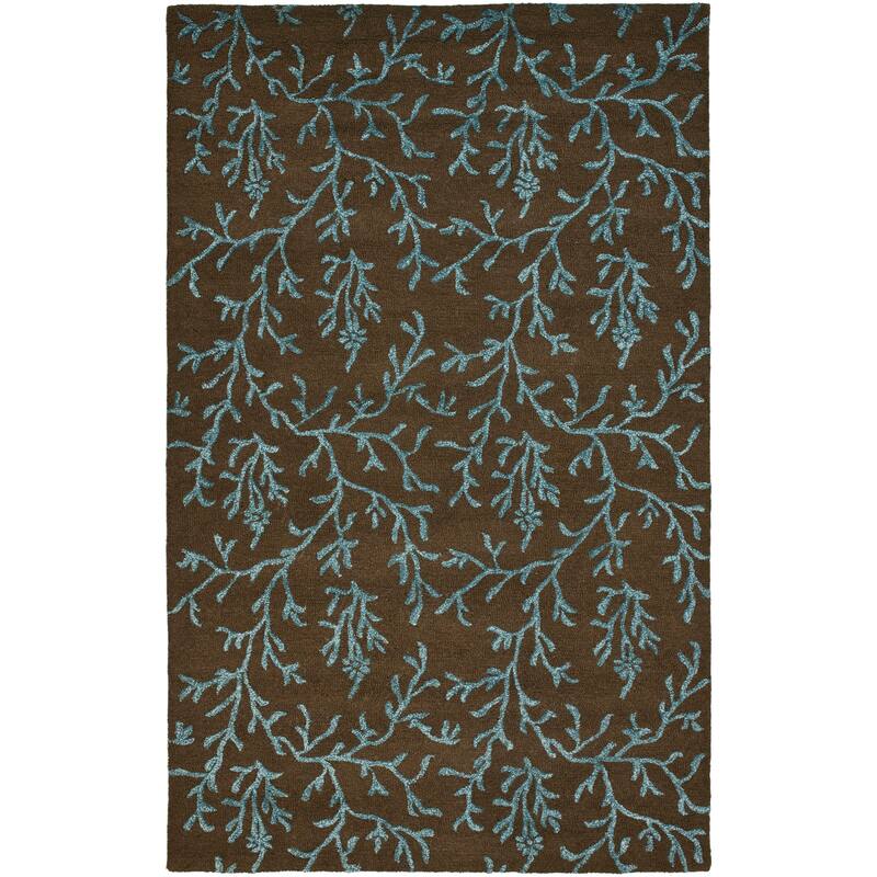 SAFAVIEH Handmade Soho Destinee Ferns N.Z. Wool Rug
