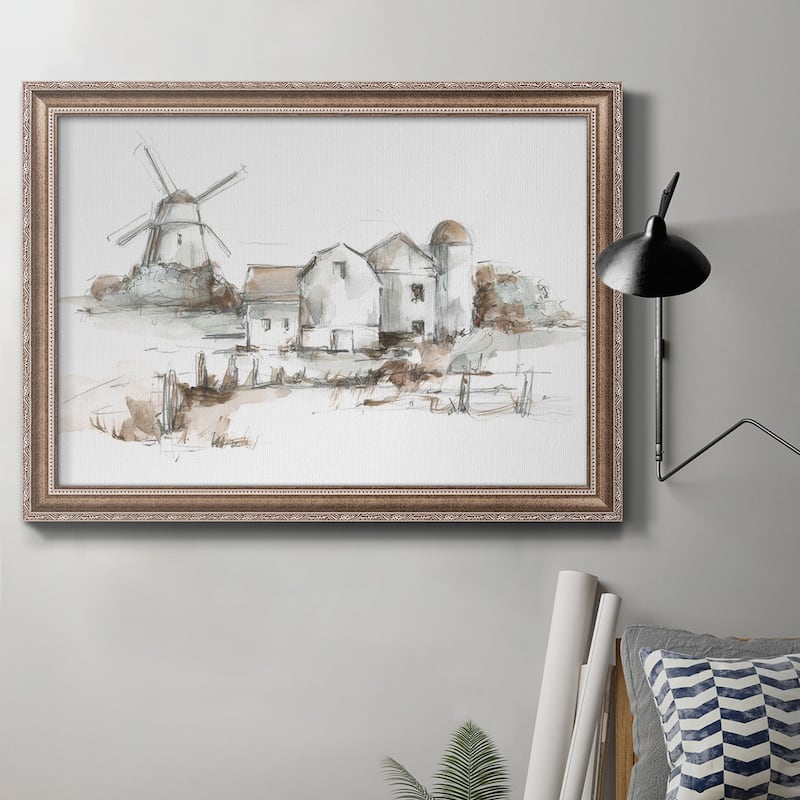 Old Mill Farm II Premium Framed Canvas- Ready to Hang