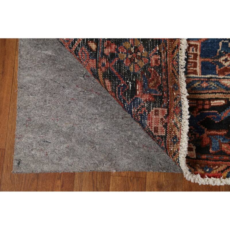 Vintage Geometric Heriz Persian Traditional Wool Area Rug Hand-knotted - 8'7" x 10'9"
