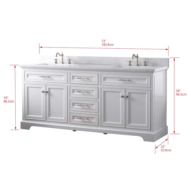 Sudio Design Thompson 72" Bathroom Vanity