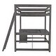 preview thumbnail 15 of 28, Loft Bed With U-Shaped Desk, Drawers And Storage Shelves