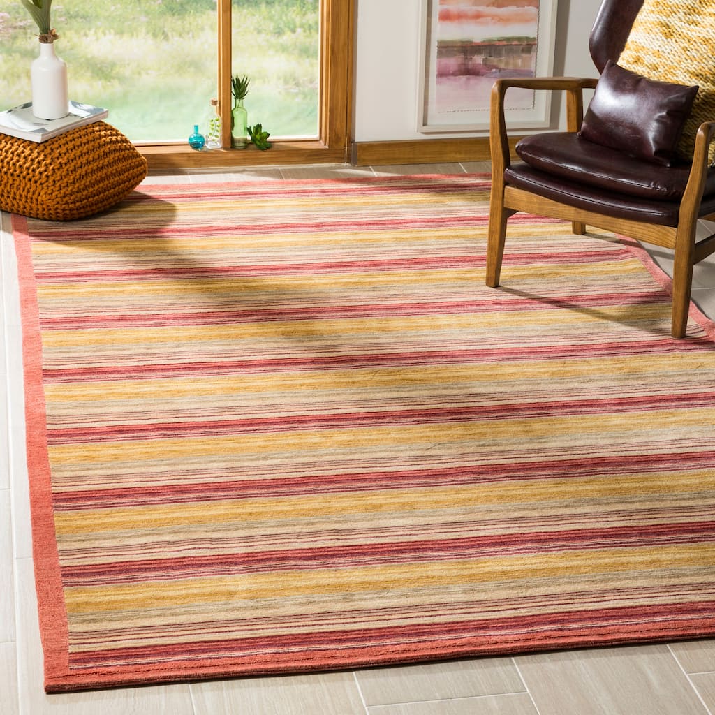 SAFAVIEH Couture Hand-knotted Tibetan Priska Modern Wool Rug