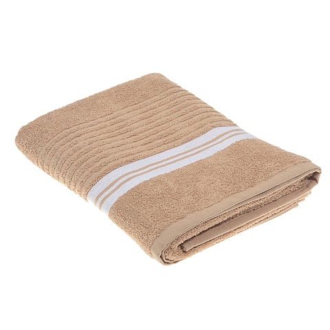 Deluxe Bath Towel (27 X 50) (Taupe) - Set of 2