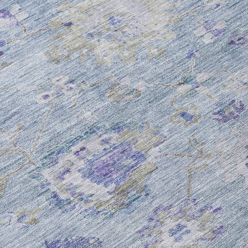 HomeRoots Floral Traditional Rectangle Outdoor Rug