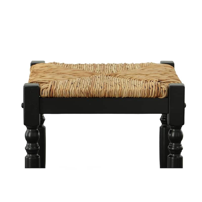 24 inch Antique Black Hawthorne Counter Stool
