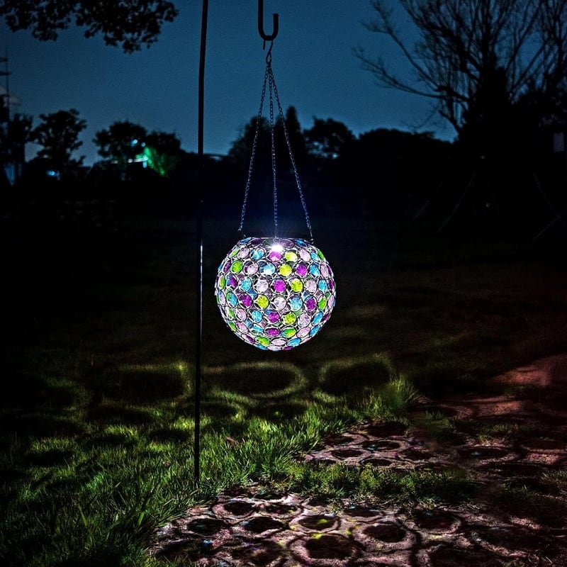 Solar Lantern Hanging Outdoor Christmas Decorative