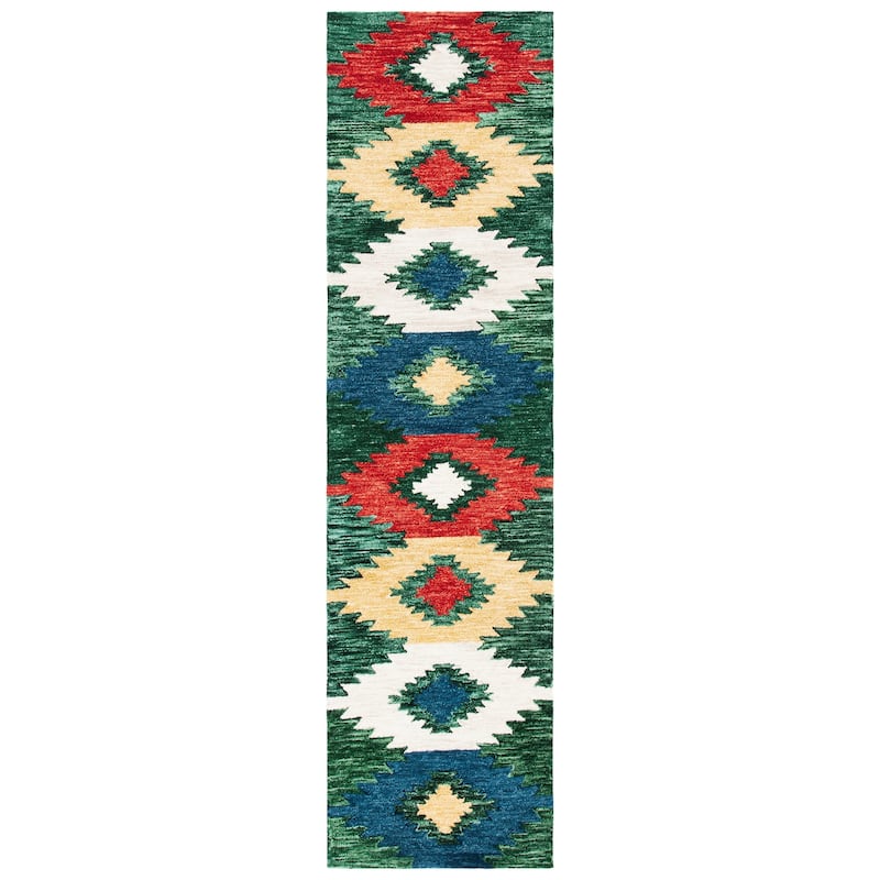 SAFAVIEH Handmade Aspen Ilijanka Boho Tribal Wool Rug