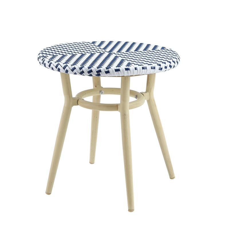 Contemporary Aluminum 3-piece Kid's Patio Outdoor Table and Chair Set by Furniture of America
