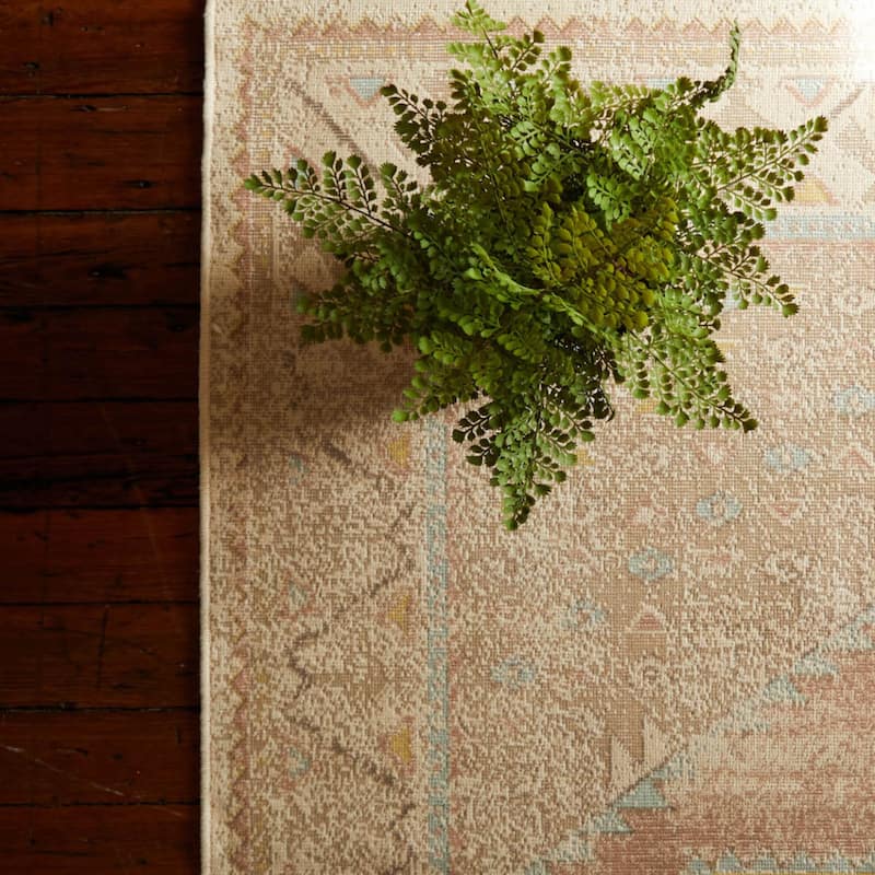 Cervantes Vintage Geometric Recycled Area Rug