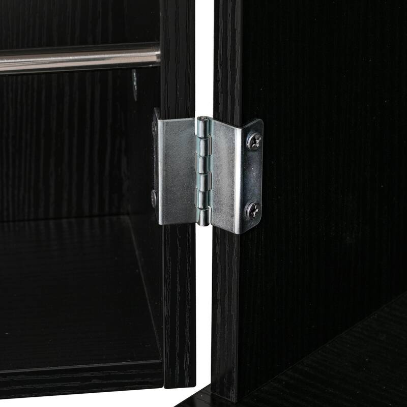 72" Modern Fluted Kitchen Pantry Cabinet with 2 Large Drawers and 8-Door Spice Rack