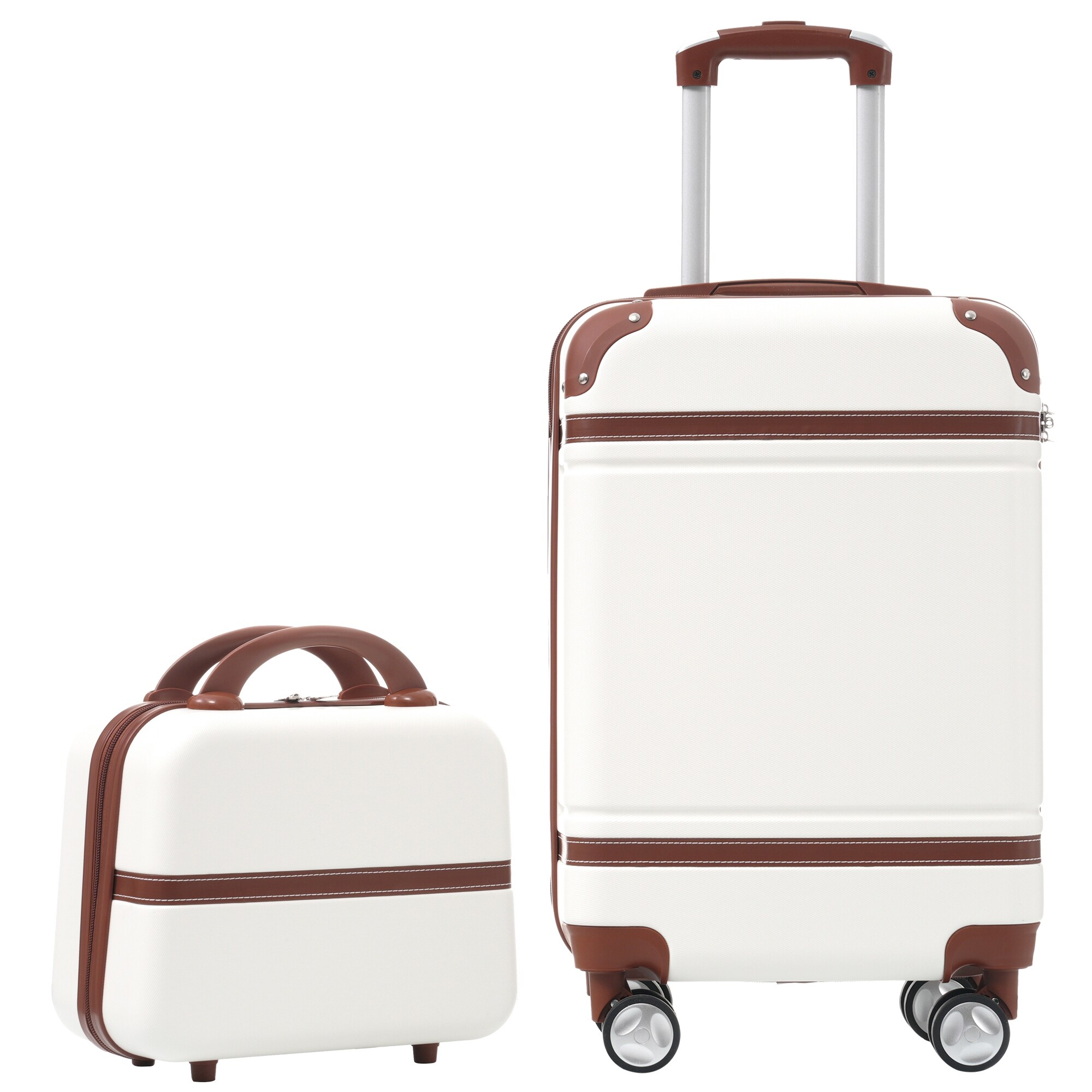 Vintage hardside luggage top
