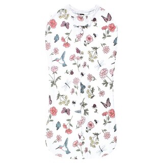 Hudson Baby Infant Girl Sleep Pod, Hummingbird Garden, 0-2 Months - Hummingbird Garden - 0-2 Months