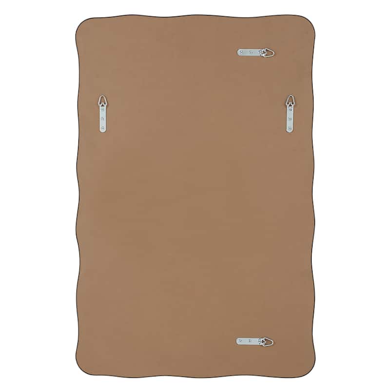 Renwil Balsa 36" H x 24" W Wall Mirror, Silver