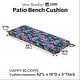 preview thumbnail 2 of 22, Vera Bradley by Classic Accessories Water-Resistant Patio Bench Cushion