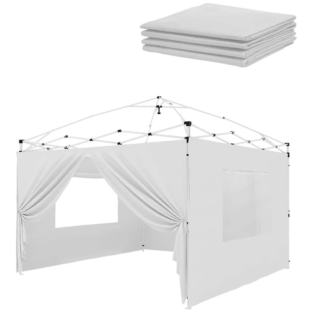 4-Piece Waterproof Replacement Tent Sidewalls, SunWall Panels for 10x10ft Pop Up Canopy (Canopy Tent NOT Included) - N/A