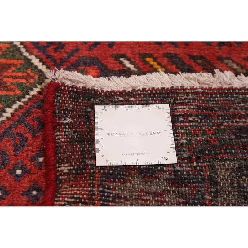 ECARPETGALLERY Hand-knotted Andelz Red Wool Rug - 4'1 x 6'9