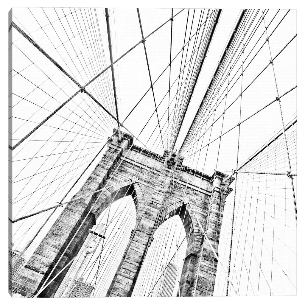 Brooklyn Bridge 1 by Lillis Werder Canvas Art Print