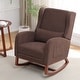 preview thumbnail 51 of 89, HOMYKA Teddy Nursery Rocking Chairs with Foot Rest