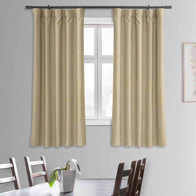 Exclusive Fabrics Bellino 63 In Room Darkening Curtain (1 Panel) - 50 x 63