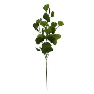 Elements Artificial Gingko Branch, 25 Inch - N/A