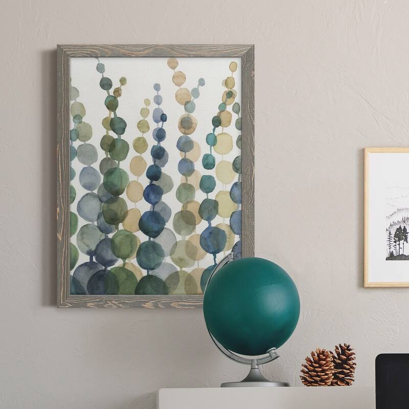 Pompom Botanical I Premium Framed Canvas - Ready to Hang