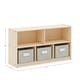 preview thumbnail 11 of 15, Guidecraft EdQ Essentials Two Shelf 5 Compartment Storage 24''