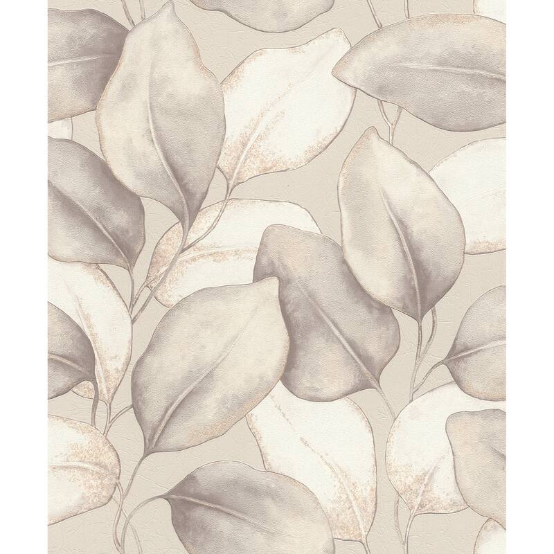 A-Street Prints Evanthe Grey Vine Wallpaper