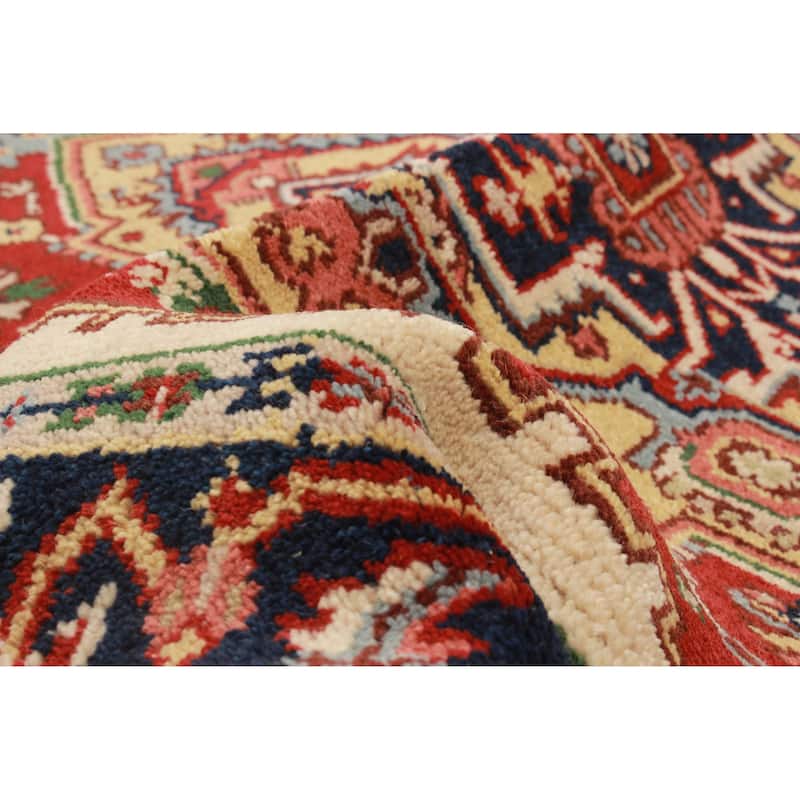 ECARPETGALLERY Hand-knotted Serapi Heritage Red Wool Rug - 5'2 x 7'11