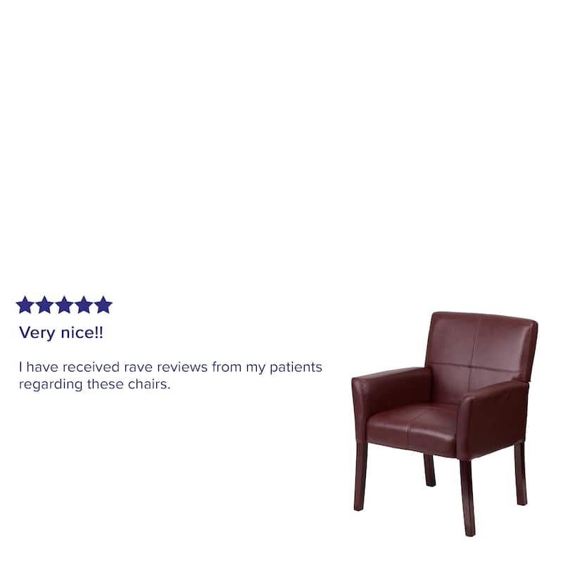 Upholstered Ergonomic Executive Side Reception Chair