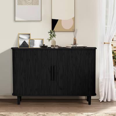 47.24in.W Sliding Door Sideboard/Buffet Cabinet