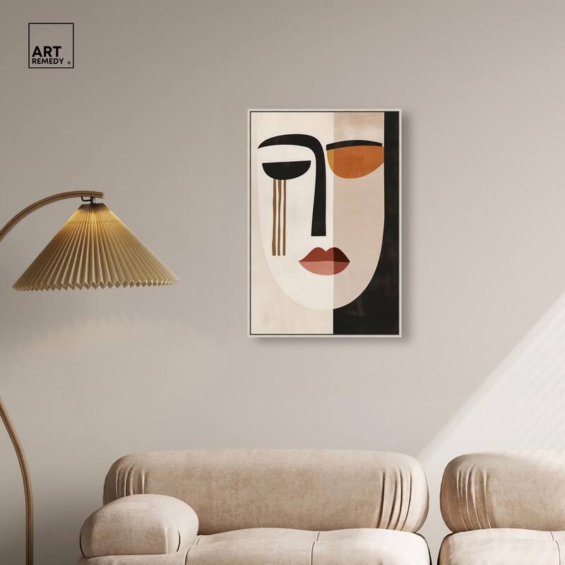 Face Moderne III Canvas by Art Remedy