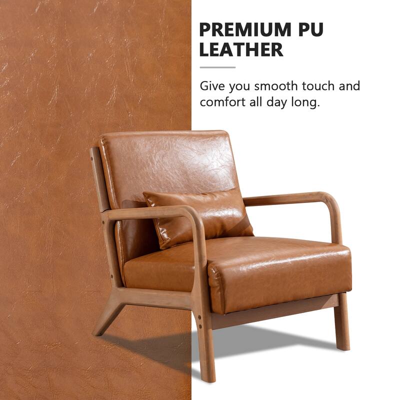 Aston Modern Solid wood Accent Chair for Living Room