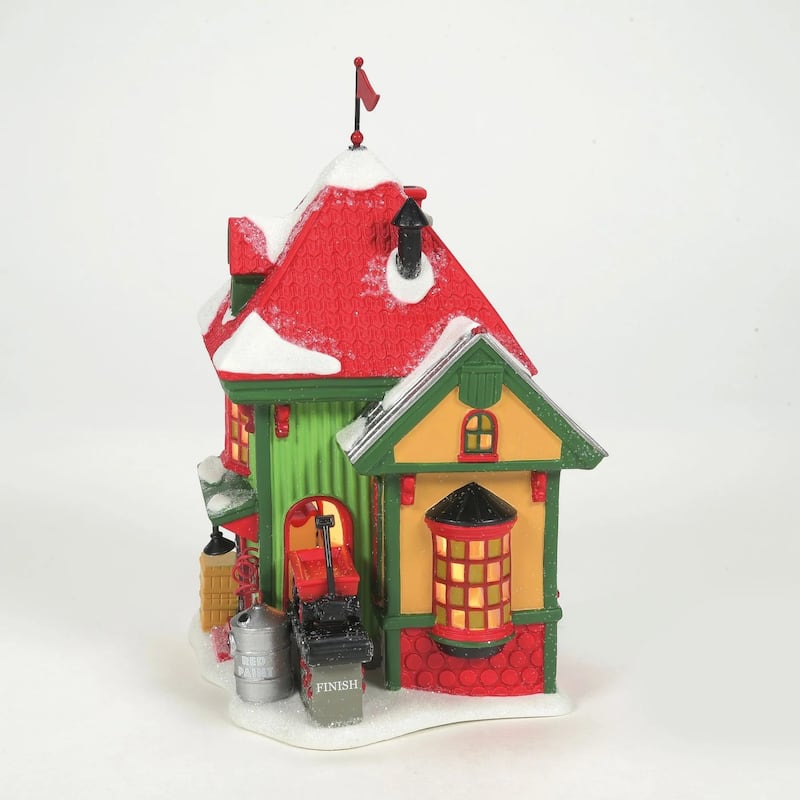 Department 56 North Pole Series 56 Wagon Factory Lighted Building - 6013433