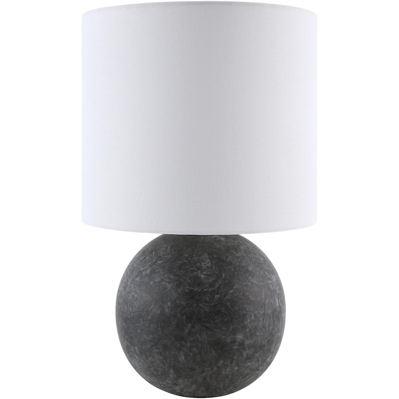 Livabliss Vogel Traditional Accent Table Lamp - Grey/White