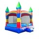 preview thumbnail 3 of 3, Pogo Bounce House Crossover Kids Inflatable Bounce House with Blower, Deluxe Rainbow