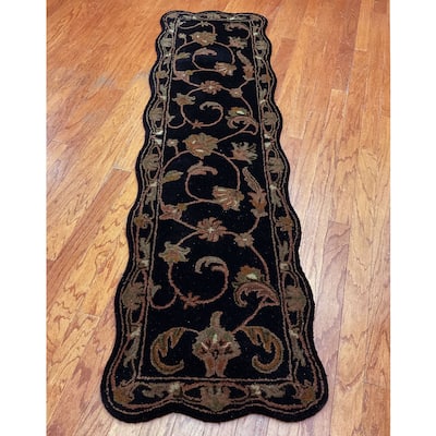 HERAT ORIENTAL Handmade Mahal Wool Runner - 2' x 7'