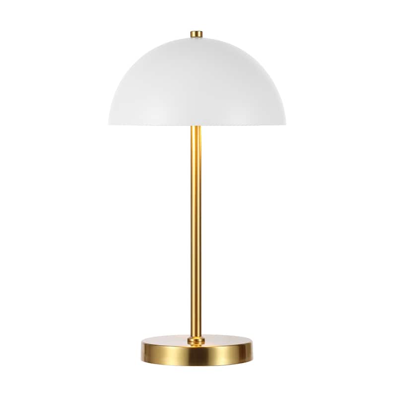 SAFAVIEH Lighting Goldie 18-inch Table Lamp (LED Bulb Included) - 10Wx10Dx18H