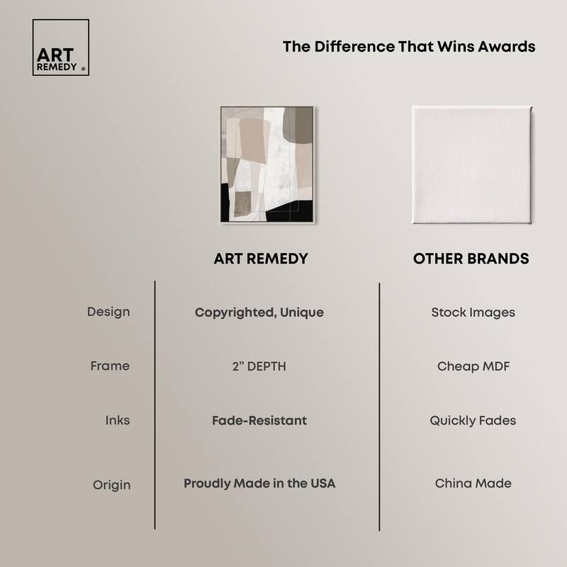 Neutral Forms II Canvas by Art Remedy