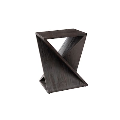 Nordic Style Teak Twisted Stool