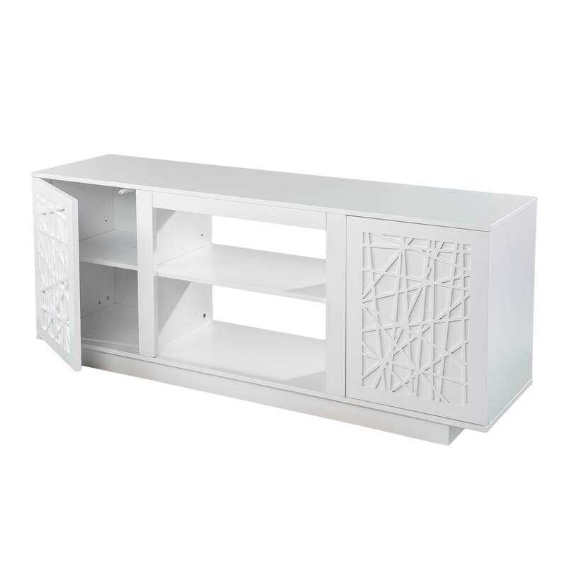 SEI Furniture Delgrave Two-Door Media TV Stand for TV's up to 56"