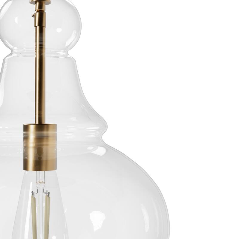Hunter Maple Park 1 Light Pendant - Kitchen Island, Dining room, Entry - Modern Farmhouse, Transitional, Contemporary