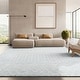 preview thumbnail 4 of 18, SAFAVIEH Tulum Lelya Moroccan Boho Tribal Rug - Ivory/Grey - 5' Round