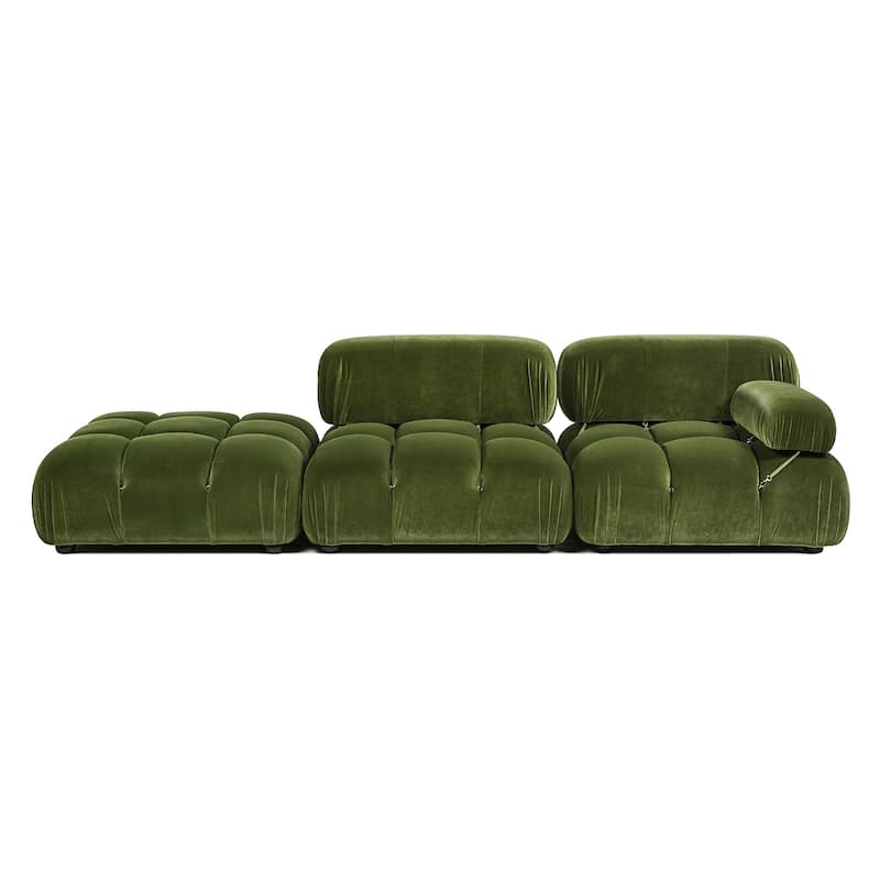 Marcel 109.5" Bubble Modular Modern Chaise Sofa