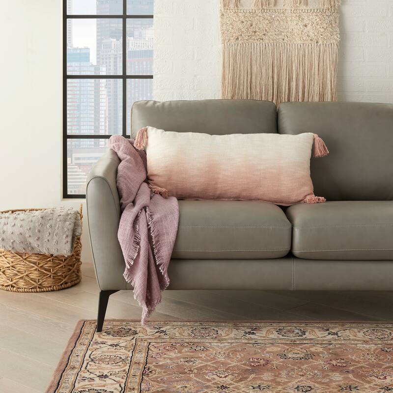 Mina Victory Life Styles Ombre Throw Pillow, (14" x 30")