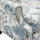 preview thumbnail 37 of 80, Mid-Century Modern Linen/ Vegan Leather Wing Back Accent Chair