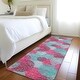 preview thumbnail 127 of 132, Premium Washable Super Soft Modern Sphere Mayfield Rug Pink - 2'3" x 7'6"