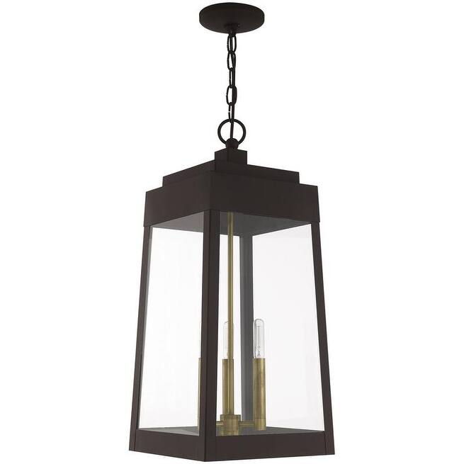 Livex Lighting 3-Light Outdoor Pendant Lantern, 20860